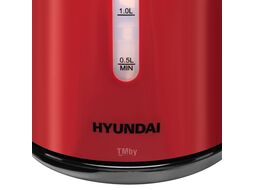 Чайник электрический Hyundai HYK-P3024 1.7л. 2200Вт красный/черный (корпус: пластик)
