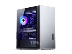 Корпус JONSBO U6 Silver без БП, боковые панели из закаленного стекла, mini-ITX, micro-ATX, ATX, серебристый