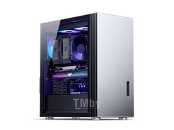 Корпус JONSBO U6 Silver без БП, боковые панели из закаленного стекла, mini-ITX, micro-ATX, ATX, серебристый