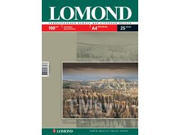 Фотобумага матовая двухстороняя А4 190 г/кв.м. 25 листов Lomond 0102036