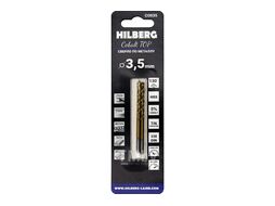 Сверло Cobalt 5% TOP 2шт. 3.5*70(39) мм, с цилиндрическим хвостовиком Hilberg CO035