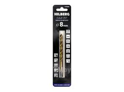 Сверло Cobalt 5% TOP 8.0*117(75) мм, с центрирующим острием и трехгранным хвостовиком Hilberg CO080