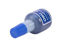 Краска штемпельная 40 мл синий Deli E9874
