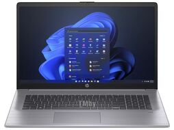 Ноутбук HP 470 G10, Core i5-1335U, 17.3 FHD 1920x1080 300nits AG, 16Gb DDR4 (1x16GB), 512GB SSD, FPR, 41Wh, 2.1kg, Asteroid Silver, Win11Pro (816A9EA#BH5)