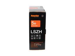 Кабель информационный Hyperline UUTP4-C5E-S24-IN-LSZH-BL-100 кат.5E U/UTP 4X2X24AWG LSZH внутренний 100м синий