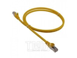 Патч-корд LSZH FTP кат.5e, 0.5 м, желтый Lanmaster LAN-PC45/S5E-0.5-YL