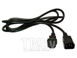 Шнур питания C13-C14, 3х0.75, 220В, 10А, черный, 5 метров Lanmaster LAN-PP13/14-5.0-BK