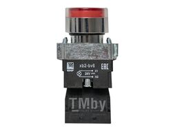 Кнопка BA42 с подстветкой 24В красная NC EKF PROxima xb2-bw42-24