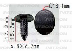 Клипса пластмассовая Subaru применяемость: отделка багажника PATRON P37-1229