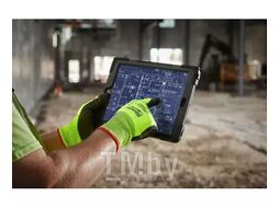 Перчатки защитные Hi-Vis Cut level 5/E 9/L (для листового металла, обработки стекла, зачистки проводов, воздуховодов, устойчивость к порезам) MILWAUKEE 4932479933