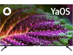 Телевизор LED Hyundai 50" H-LED50BU7003 Яндекс.ТВ Frameless черный Ultra HD 60Hz DVB-T DVB-T2 DVB-C DVB-S DVB-S2 USB WiFi Smart TV