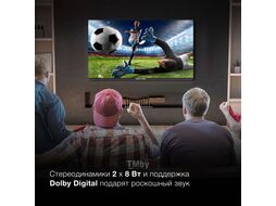 Телевизор LED Hyundai 50" H-LED50BU7003 Яндекс.ТВ Frameless черный Ultra HD 60Hz DVB-T DVB-T2 DVB-C DVB-S DVB-S2 USB WiFi Smart TV