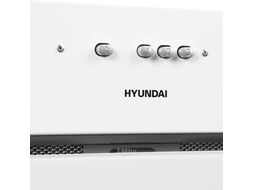 Вытяжка встраиваемая Hyundai HBB 6036 WG белый управление: кнопочное (1 мотор)
