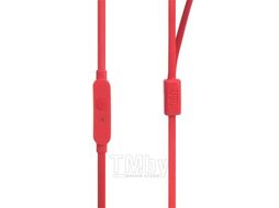 Наушники JBL T110 RED, внутриканальные