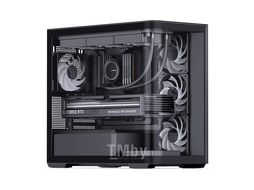 Корпус JONSBO D300 Black без БП, боковая панель из закаленного стекла, mini-ITX, micro-ATX, черный