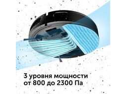 Пылесос-робот Red Solution RV-RL6000S 35Вт черный
