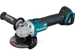 УШМ (болгарка) аккумуляторная MAKITA DGA 504 RF в чем. (18.0 В, 1 акк., 3.0 А/ч, Li-Ion, диск 125х22.0 мм, вибро)