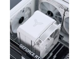 Кулер JONSBO HX6240 White LGA2011/1700/1200/115X/AM4 (TDP 230W, PWM, 120mm Fan, 6 тепловых трубок, медная база, 4-pin, белый)