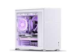 Корпус JONSBO D41 MESH White без БП, боковая панель из закаленного стекла, mini-ITX, micro-ATX, ATX, белый