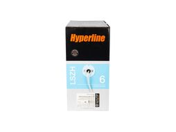 Кабель информационный Hyperline UUTP4-C6-S23-IN-LSZH-GY-305 кат.6 U/UTP 4X2X23AWG LSZH внутренний 305м серый
