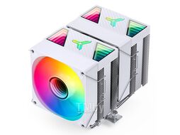 Кулер JONSBO CR-1400 DV2 White LGA1700/1200/115X/AM5/AM4 (TDP 220W, PWM, 92mm ARGB Fan*2, 6 тепловых трубкок, белый, 4-pin)