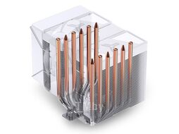 Кулер JONSBO CR-1400 DV2 White LGA1700/1200/115X/AM5/AM4 (TDP 220W, PWM, 92mm ARGB Fan*2, 6 тепловых трубкок, белый, 4-pin)