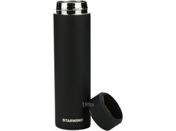 Термос Starwind 22-500 0.45л. черный картонная коробка