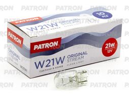 Лампа накаливания W21W 12V NVA CP W3x16d Original Stream (оригинальные параметры) PATRON PLW21W