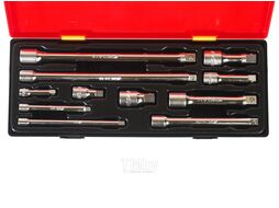 Набор удлинителей 1/4", 3/8", 1/2" (в кейсе) 11 предметов JTC JTC-K1111