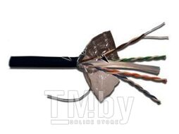 Кабель информационный Lanmaster LAN-6EUTP-OUT кат.6 U/UTP не экранированный 4X2X23AWG PE 305м черный