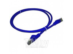 Патч-корд LSZH UTP кат.5e, 0.5 м, синий Lanmaster LAN-PC45/U5E-0.5-BL