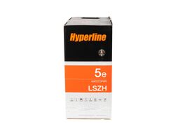 Кабель информационный Hyperline UUTP4-C5E-S24-IN-LSZH-GY-305 кат.5E U/UTP 4X2X24AWG LSZH внутренний 305м серый