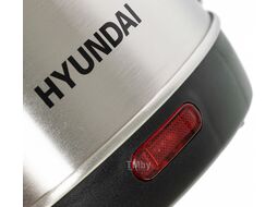 Чайник электрический Hyundai HYK-S1030 1.7л. 2200Вт серебристый матовый/черный (корпус: металл)