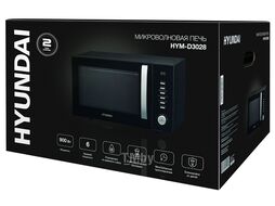 Микроволновая Печь Hyundai HYM-D3028 23л. 900Вт черный/серебристый