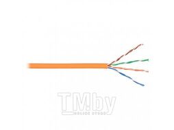 Кабель информационный Lanmaster LAN-5EFTP-LSZH-OR кат.5E F/UTP 4X2X24AWG LSZH внутренний 305м оранжевый