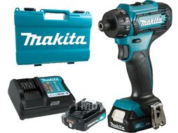 Аккум. шуруповерт MAKITA DF 033 DWAE в чем. (12.0 В, 2 акк., 2.0 А ч Li-Ion, 2 скор., 35 Нм, шурупы до 8 мм)