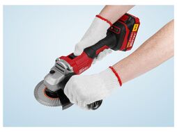 Аккум. углошлифмашина WORTEX CAG 1812-1 E в кор. ALL1 (18.0 В, бесщеточный двигатель, без аккумулятора И ЗУ, диск 125х22.2 мм)