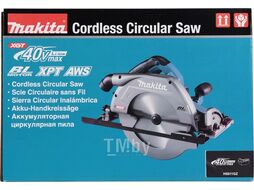 Дисковая пила аккумуляторная (40V / без АКБ и ЗУ / 270 мм / AWS) MAKITA HS011GZ