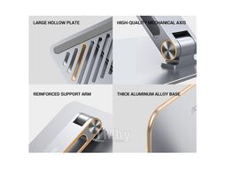 Подставка для ноутбука UGREEN Full Angle Hove Adjustable&Foldable Holder For Laptop LP339 (Silver) 40291