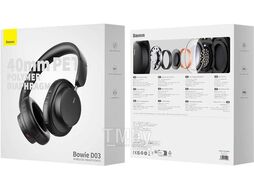 Bluetooth Наушники Baseus NGTD030101 Bowie D03 Wireless Headphones Black