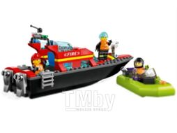 Конструктор LEGO City Пожарная спасательная лодка (60373) (материал: пластик, рекомендуемый возраст от 5 лет, 144 детали)