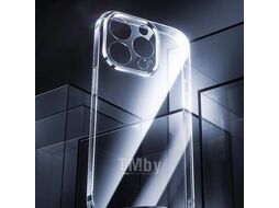 Накладка силиконовая Baseus P60115400201-03 Schott Series for iP 15 Pro Max, с защитным стеклом и набором для чистки, Clear