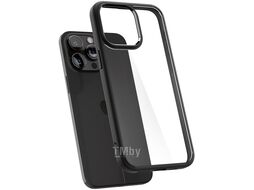 Чехол Spigen Ultra Hybrid для iPhone 15 Pro Матовый Черный (ACS06713)