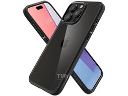 Чехол Spigen Ultra Hybrid для iPhone 15 Pro Матовый Черный (ACS06713)