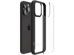 Чехол Spigen Ultra Hybrid для iPhone 15 Pro Матовый Черный (ACS06713)