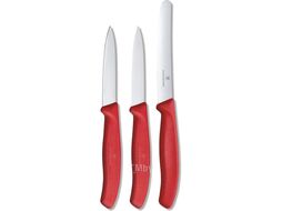 Набор ножей кухон. Victorinox Swiss Classic 6.7111.3 компл.: 3шт красный подар.коробка