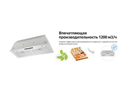Вытяжка встраиваемая BOX 1200-72 IX Weissgauff 431839