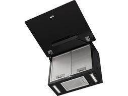 Вытяжка каминная PREMIUM Mira 900 Bl Sensor черный управление: сенсорное (1 мотор) Weissgauff 430314