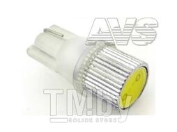 Светодиодная лампочка T036 Т10 (W2,1x9,5d) 1W W5W, блистер 2 шт (белый) AVS A80607S
