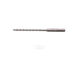 Бур по бетону, двойная спираль, Cobalt W-tip, 6x160 мм, SDS PLUS Denzel 705006